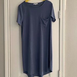Light Blue T Shirt Dress - S, Never Worn